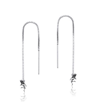 Silver Chain Earring ECD-109